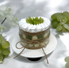 Fragrant and sweet green tea jasmine tea cake (naked cake)