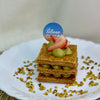 Pistachio Strawberry Napoleon